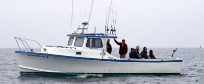 Light tackle charter boat